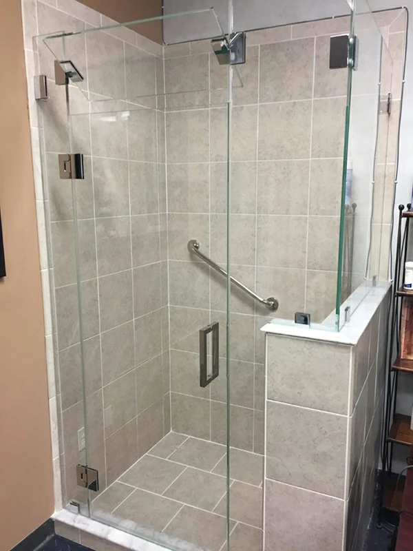 glass door can makes a space feel larger