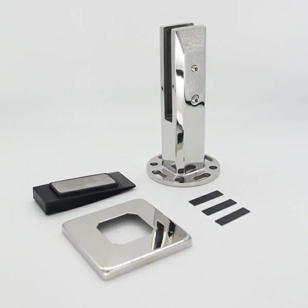 Square Base Round Post Glass Spigot Package