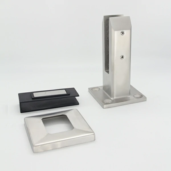 Square Floor-standing Glass Panel Spigots Package