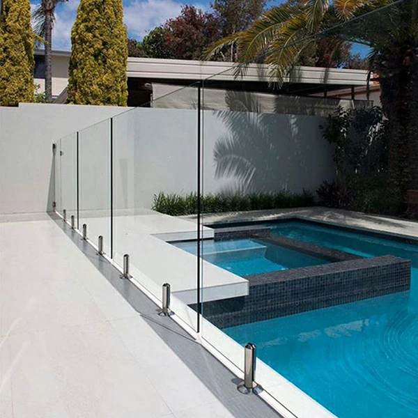 Swimming Pool Glass Spigot Application