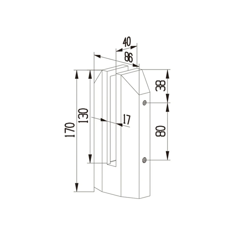 Semi-recessed Glass Spigot Structure