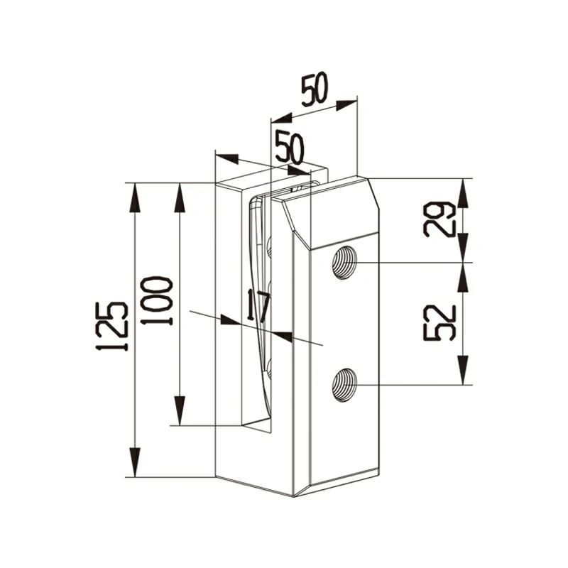 Wall Mounted Glass Spigot Structure