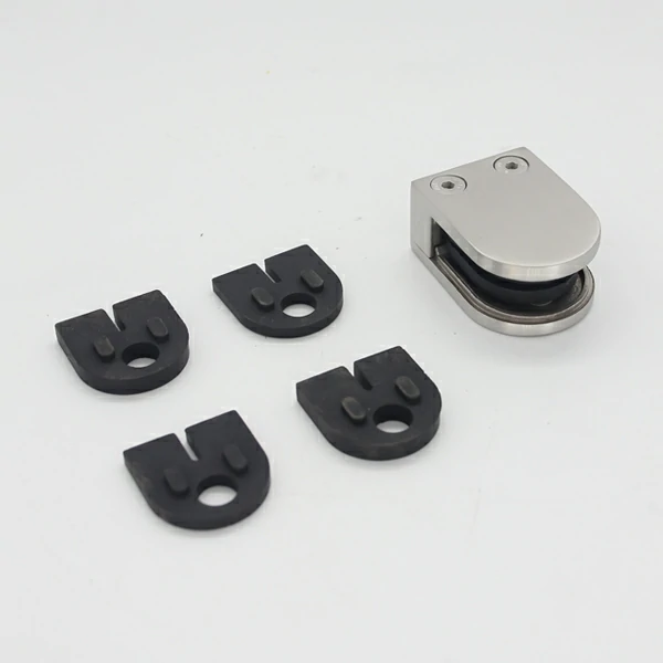 No Hole Flat Bottom Fish Mouth 12mm Glass Clamp Package