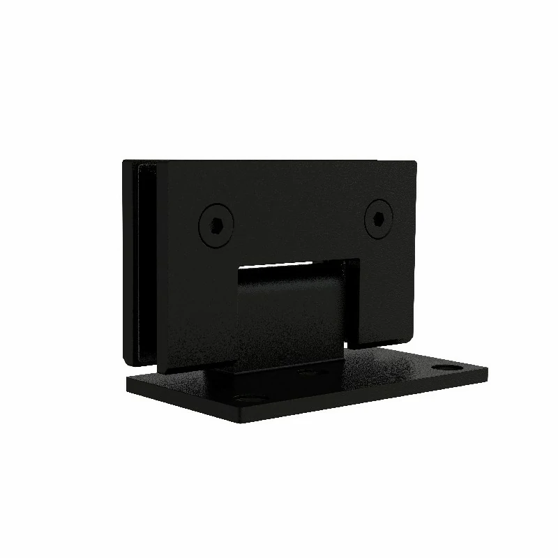 Black Shower Hinge Glass to Wall