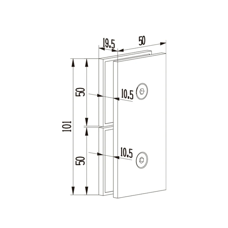 Glass Shower Shelf Bracket Structure