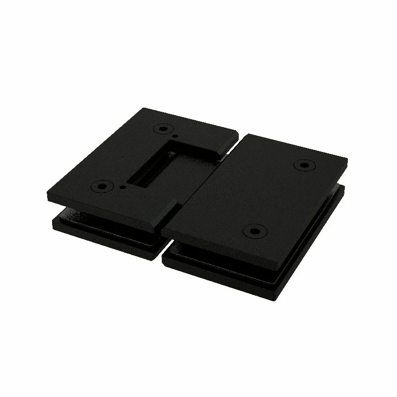 Black Shower Hinge Galss to Glass