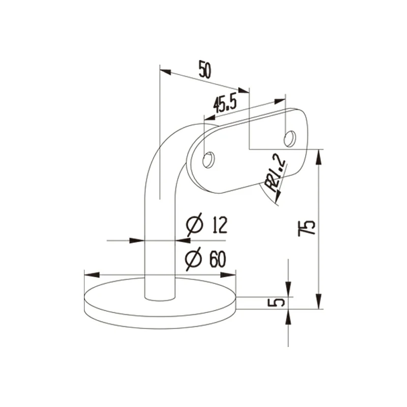 SS Handrail Brackets Structure