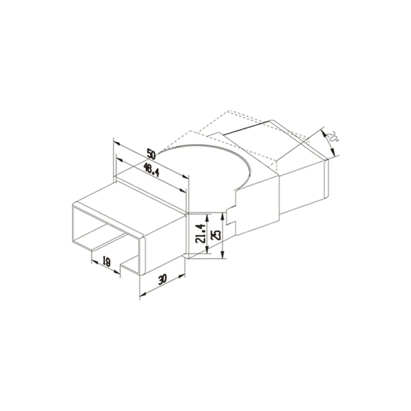 Square Adjustable Connector Structure
