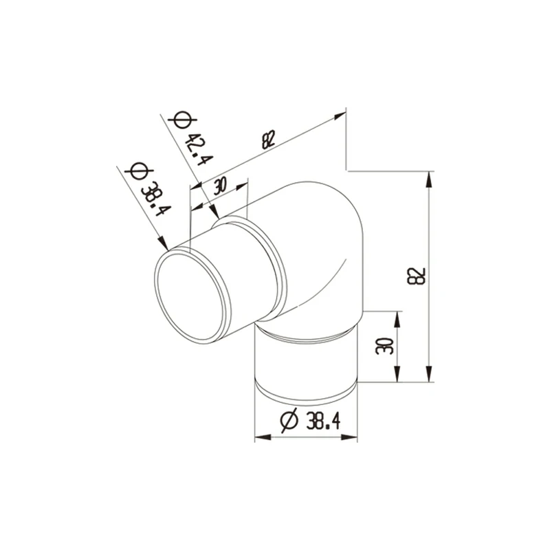 Handrail Connector to Post Structure