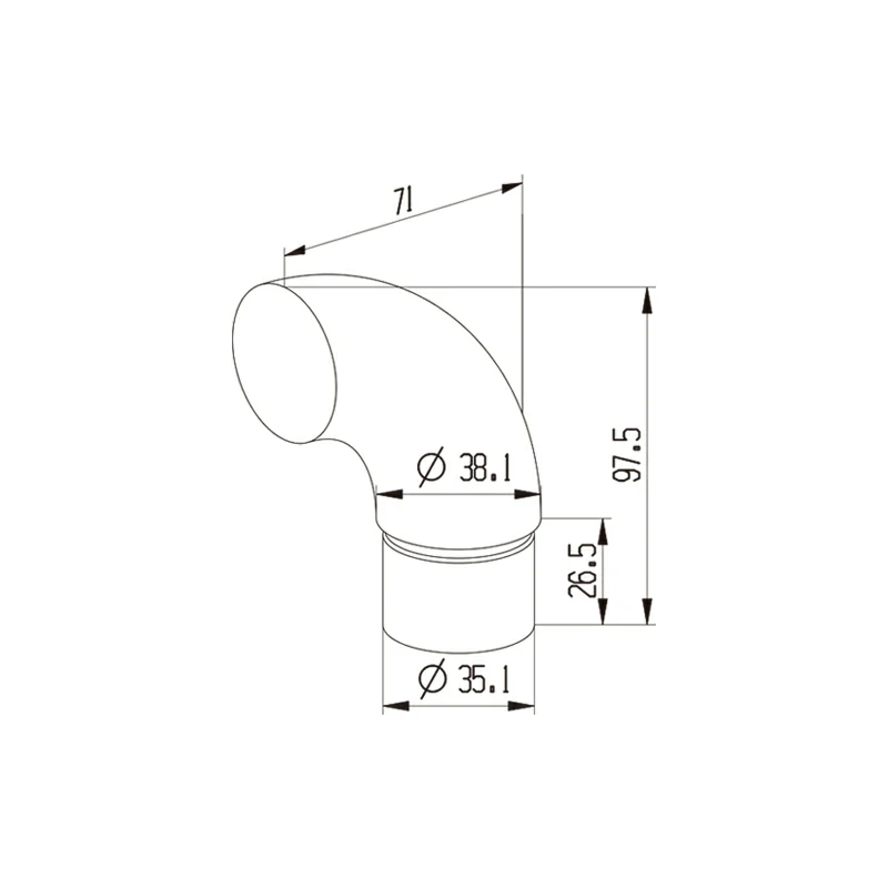 Railing Post Connector Structure