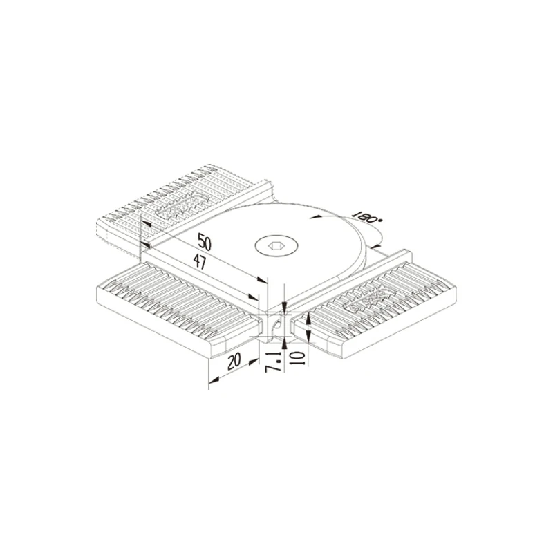 Handrail Adjustable Connector Structure