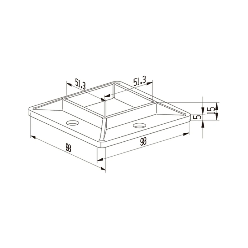 Railing Base Structure