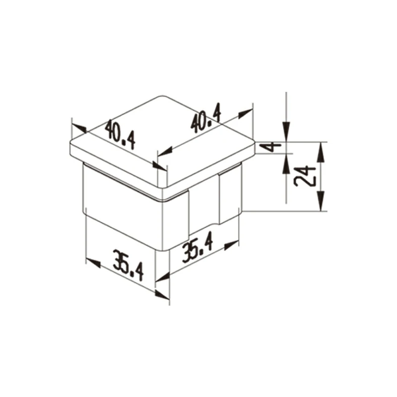 Flat End Cap Structure