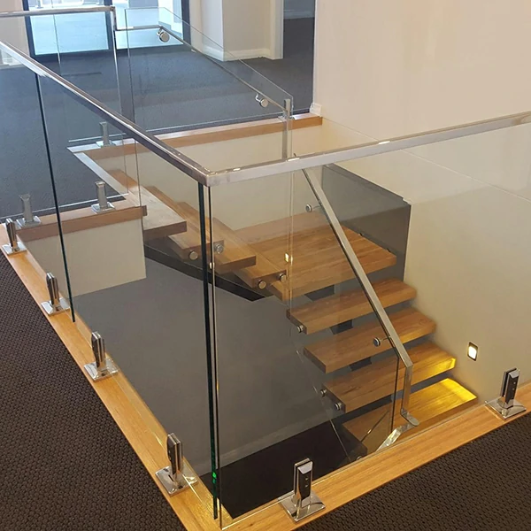 Glass Railing Top Channel Application