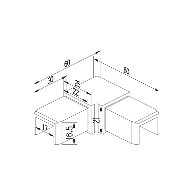 Handrail Pipe Corner Connector Structure