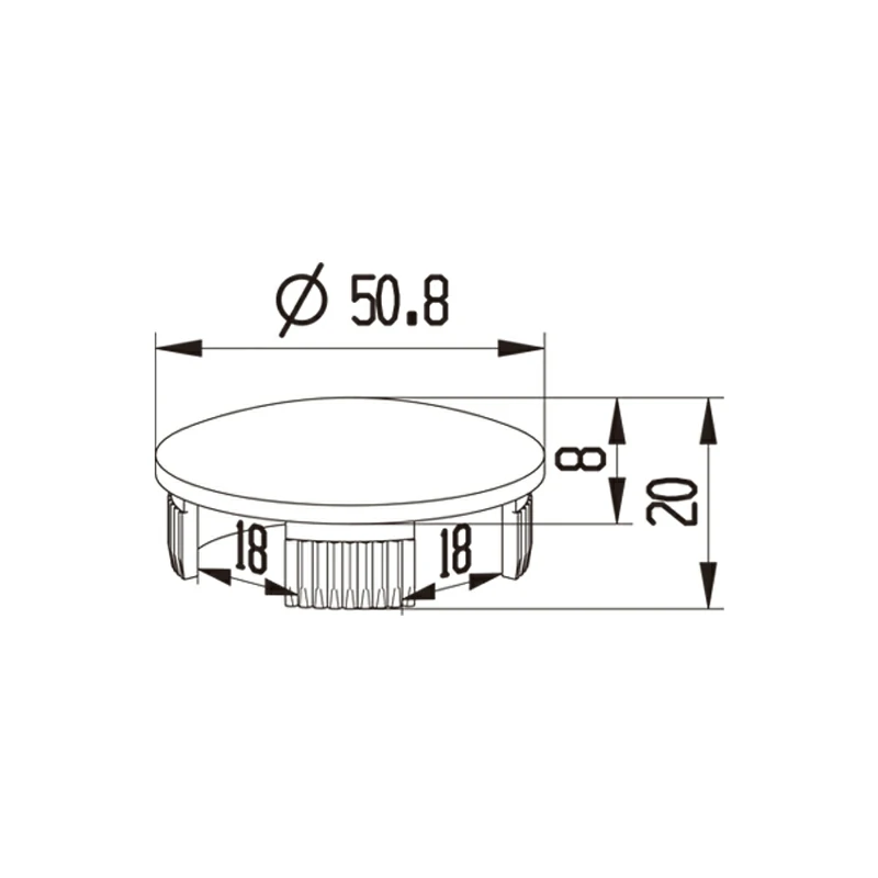 Railing End Cap Structure