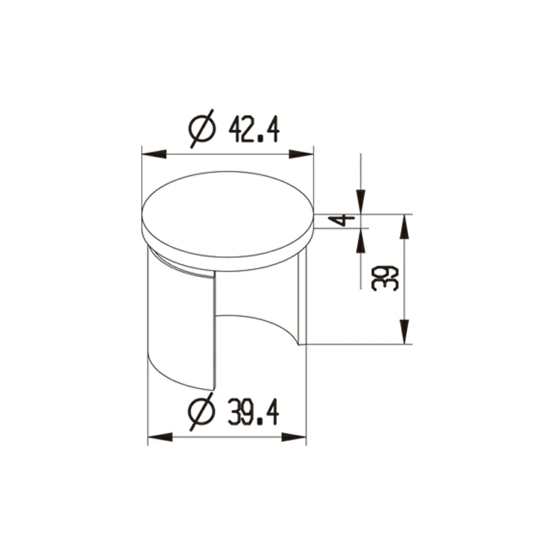 Slotted End Cap Structure