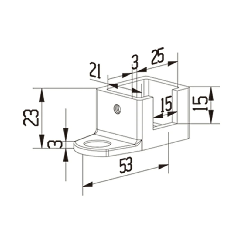 Square Tube Wall Bracket Structure