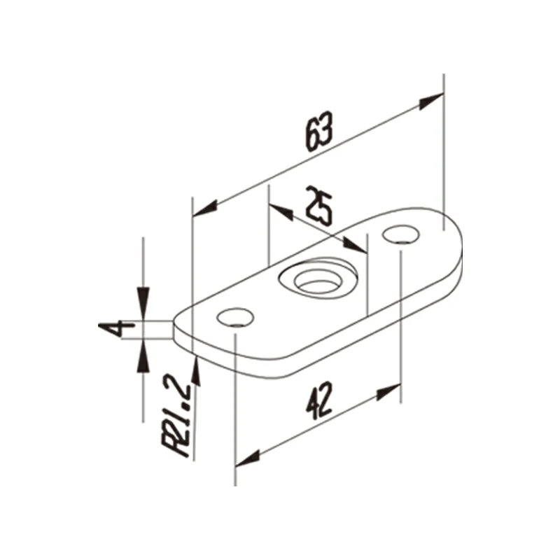 Stainless Steel Handrail Saddle Structure