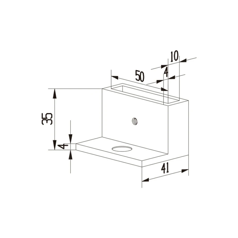 Stainless Steel Handrail Wall Bracket Structure