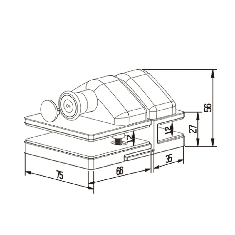 Glass to Glass Gate Latch Structure