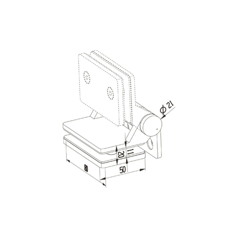 Pool Gate Spring Hinge Structure