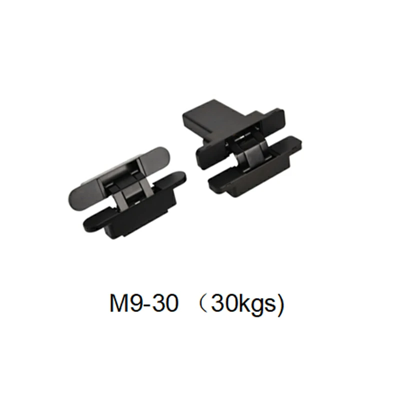 Light-duty hidden hydraulic hinge M9-30 designed for lighter doors (30kg).