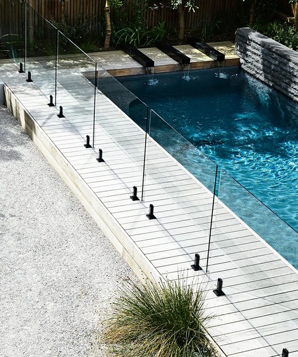 Swimming pool fence usage