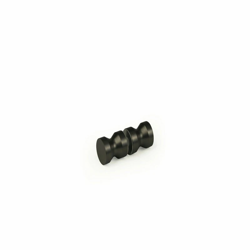Black Back-to-Back Classic Shower Knob 25mm*30mm