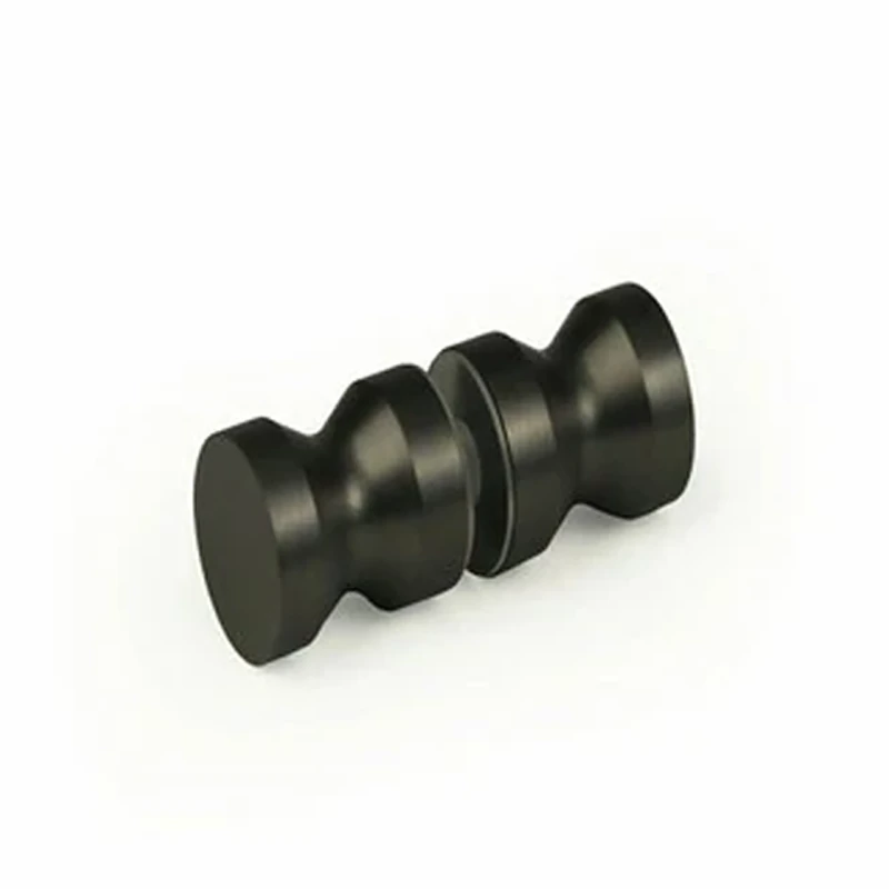 Black Back-to-Back Classic Shower Knob 25mm*30mm