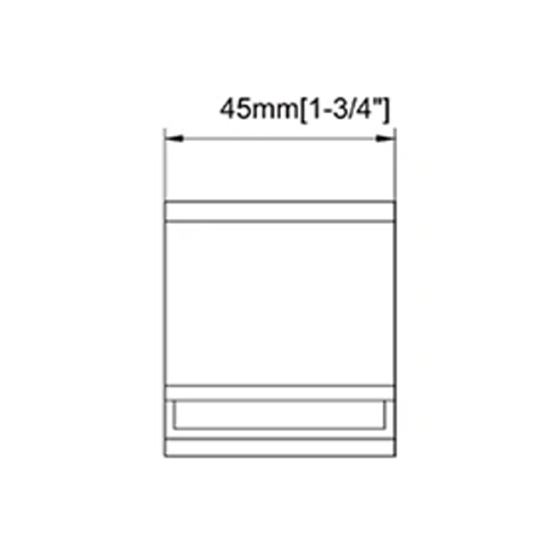 135° Glass to Glass Radius Corners Profile Glass Clamp Size1