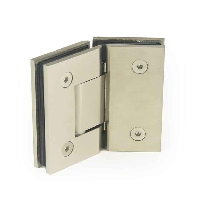 H1-Series 135° Glass to Glass Square  Profile Shower Door Hinges