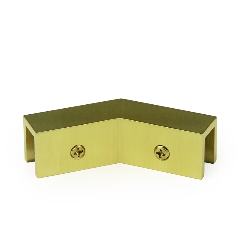 135° Sleeve-Over Bracket Shower Glass Clamp