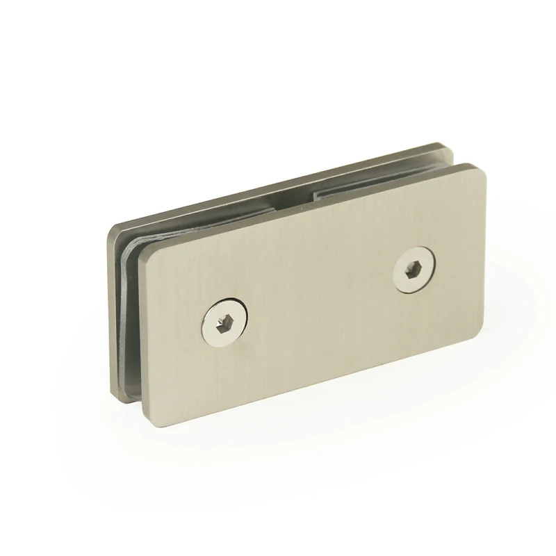 180° Glass to Glass Radius Corners Profile Glass Clamp