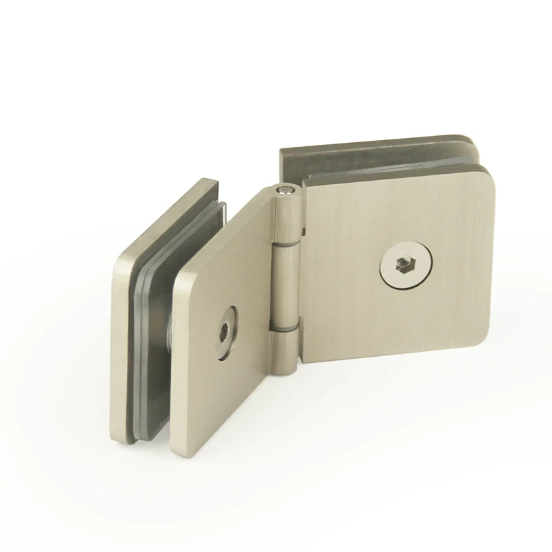 180° Adjustable Glass to Glass Radius Corners Profile Glass Clamp