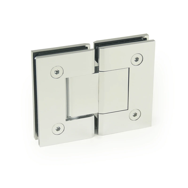 H1-Series 180°Glass to Glass Square  Profile Shower Door Hinges