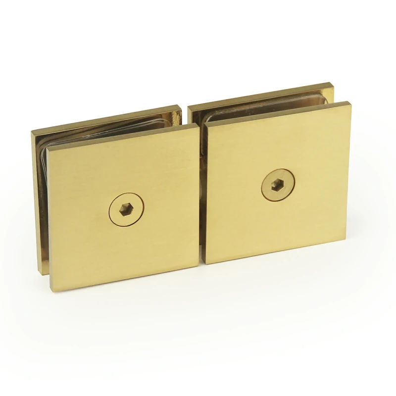 180°Pivoting Transom Clamp Square Wall Mount & Glass Clamp