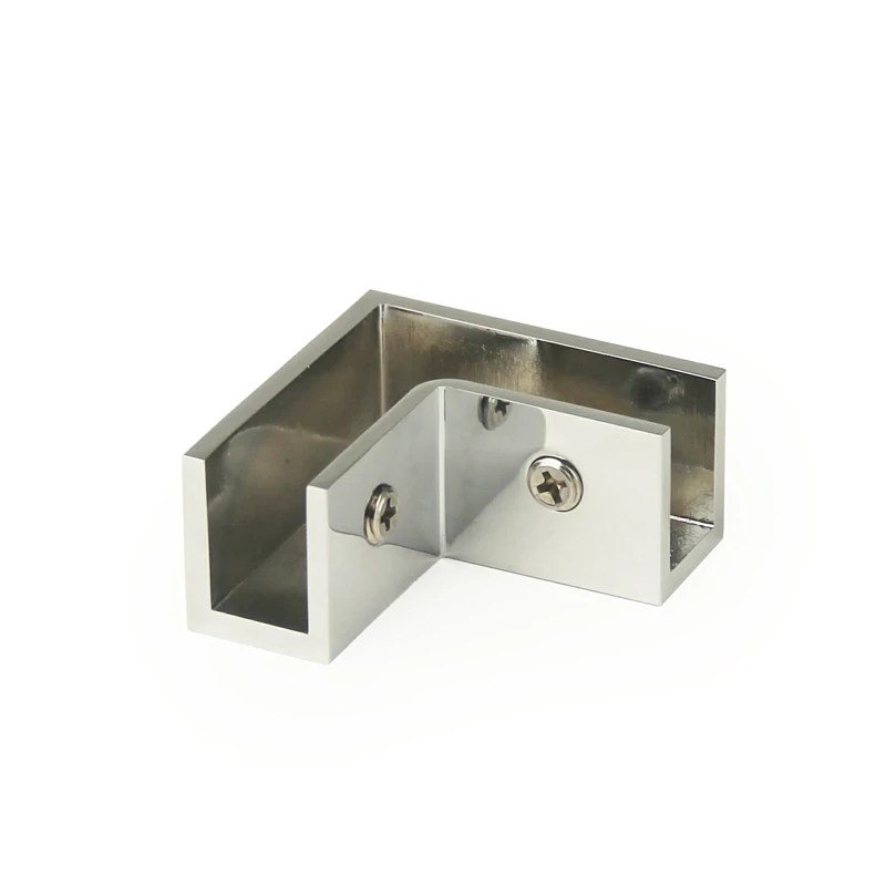 90° Sleeve-Over Bracket Shower Glass Clamp