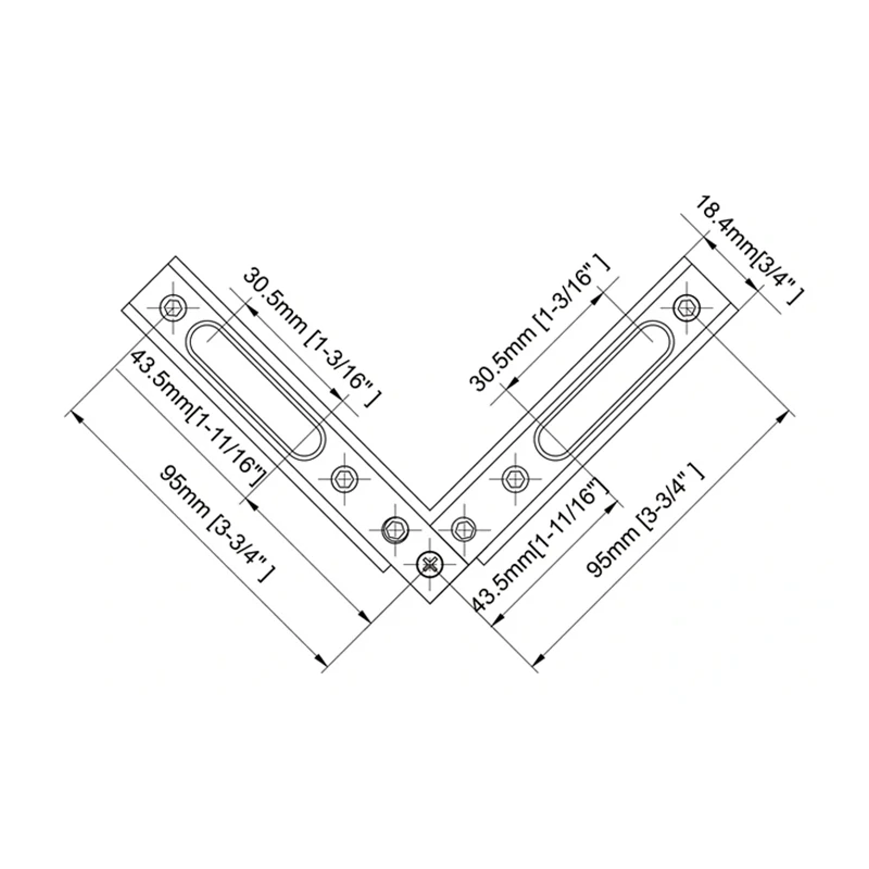 Adjustable Header Corner Bracket Size