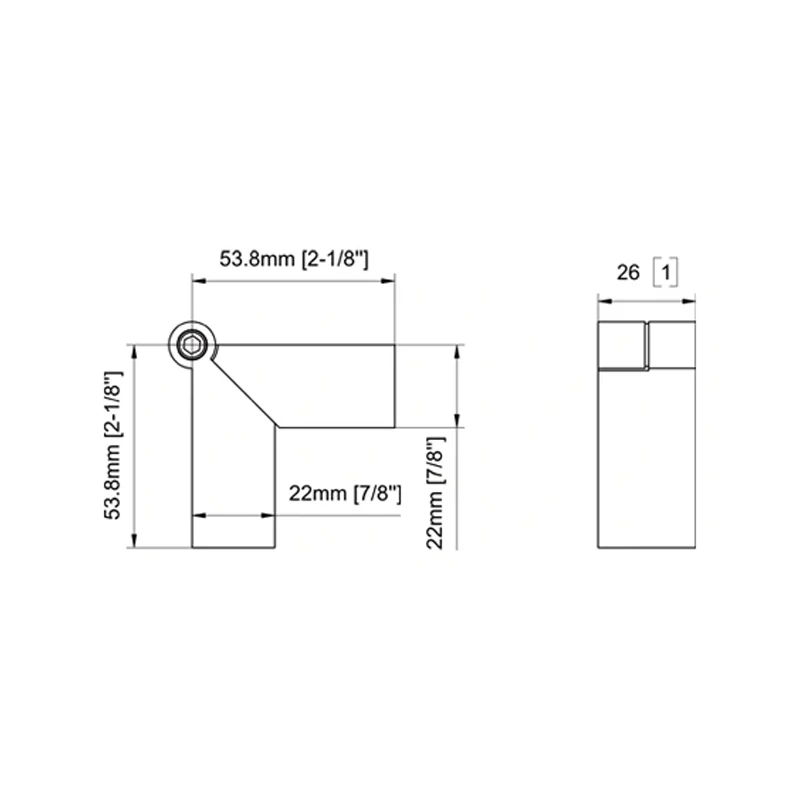 Adjustable Wall Mount Sleeve-Over Bracket Shower Glass Clamp For Use with Available for 3/8
