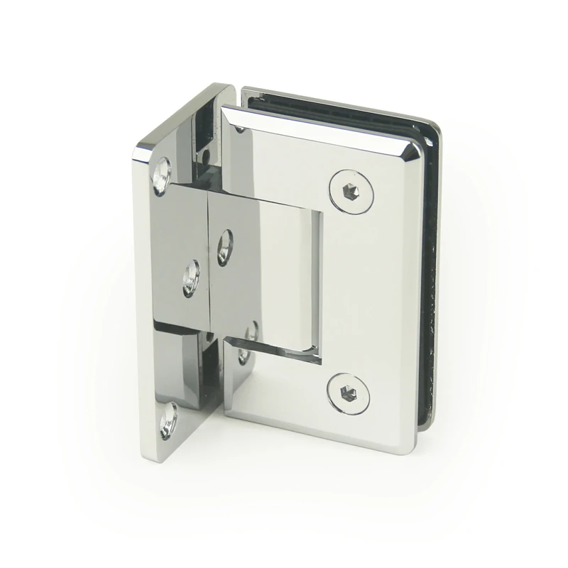 H1-Series Beveled Profile Glass to Wall Shower Door Hinges