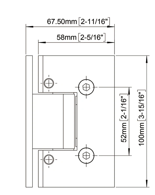 Beveled Profile with Covers 
