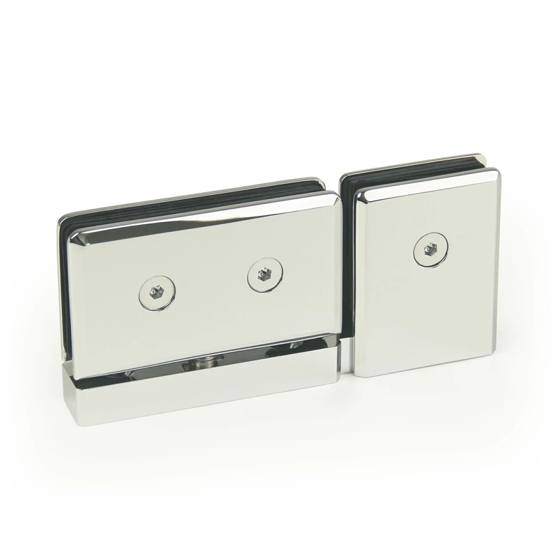 H8-Series Beveled Profile With Radius Corners 180° Pivot Shower Door Hinges