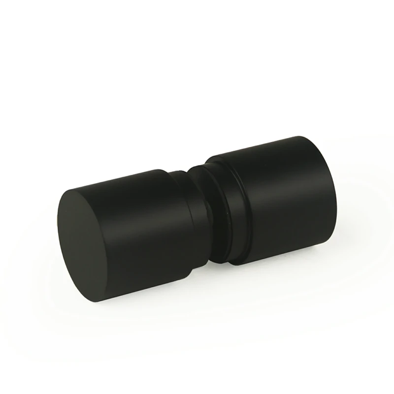 Black Back to Back Modern Shower Knobs 35mm*36mm