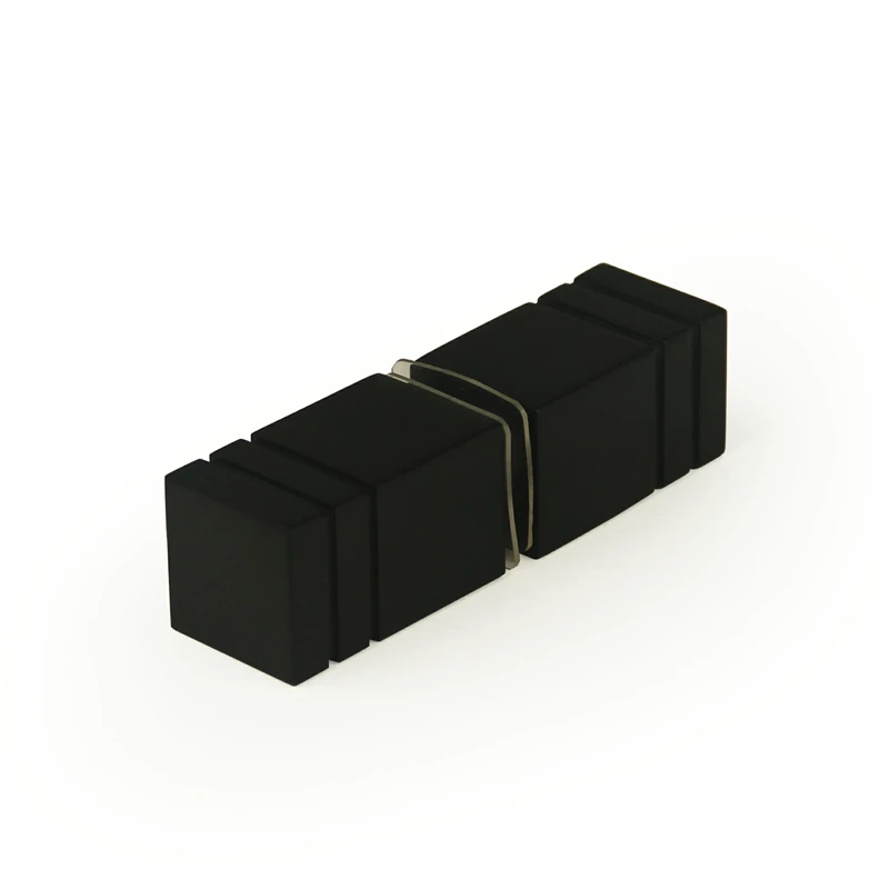 Black Back to Back Square Shower Knob 25mm*25mm*43mm