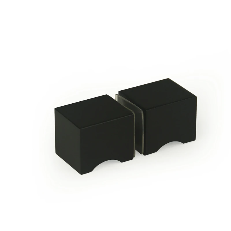 Black Square Back to Back Finger Grip Shower Knob 28mm*28mm*33mm
