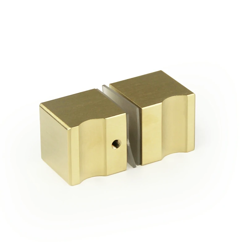 Gold Square Back to Back Finger Grip Shower Knob 30mm*30mm*30mm