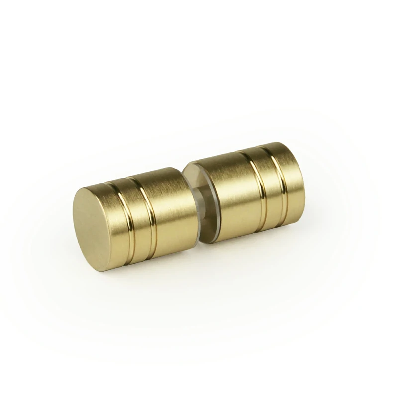 Gold Back to Back Round Shower Knob 25mm*28mm