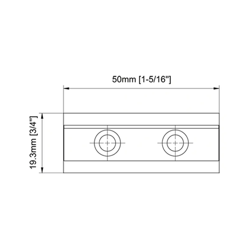 Gold Square Wall Mount U-SHAPE Glass Clamp Size