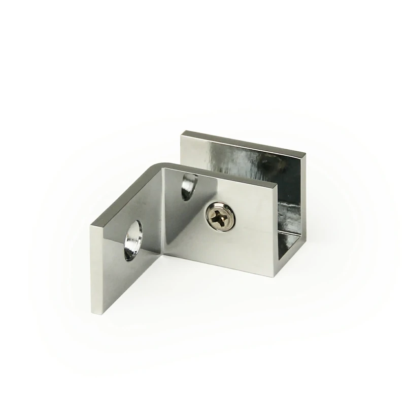 Left Wall Mount Sleeve-Over Bracket Shower Glass Clamp